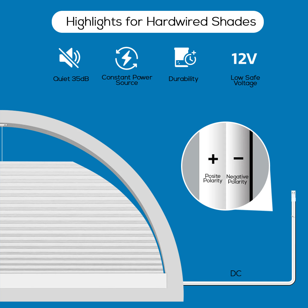 Smart Motorized Light Filtering Arched Cellular Shades Eoza