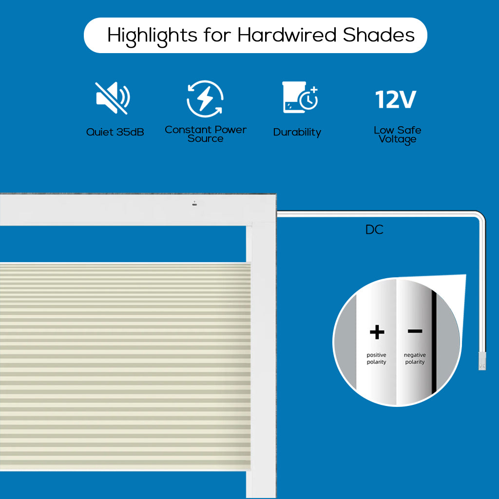 Smart Motorized Levitate Skylight Cellular Shades Hex