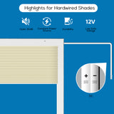 Smart Motorized Skylight Cellular Shades Hex