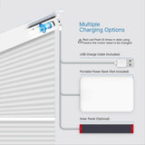 Smart Motorized Light Filtering Trapezoid Cellular Shades Eoza