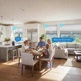 Smart Motorized 100% Blackout Roman Shades - Lumen