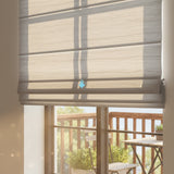 Smart Motorized 100% Blackout Roman Shades - Strate