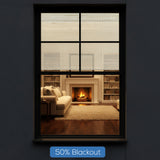 Smart Motorized 50%/70%/100% Blackout Woven Wood Shades – Lume
