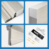 Smart Motorized 100% Blackout Roman Shades - Strate