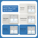 Smart Motorized Levitate Skylight Cellular Shades Hex