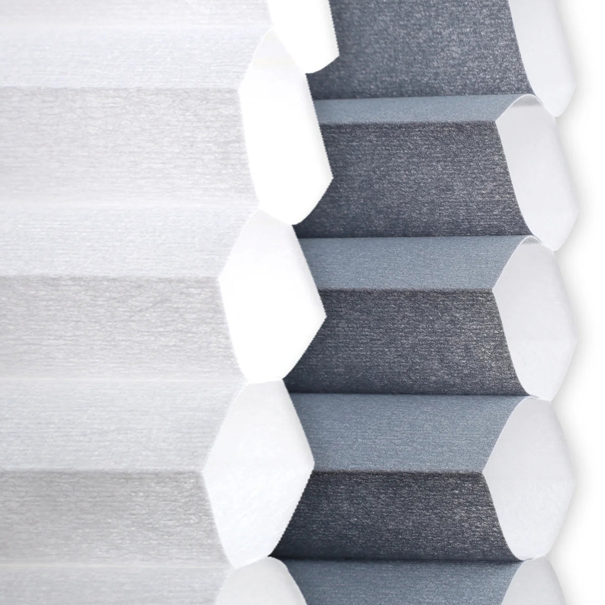 Smart Motorized Light Filtering Trapezoid Cellular Shades Eoza