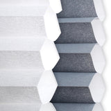 Smart Motorized Light Filtering Trapezoid Cellular Shades Eoza