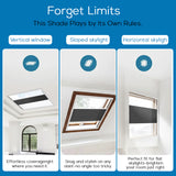 Smart Motorized Levitate Skylight Cellular Shades Hex
