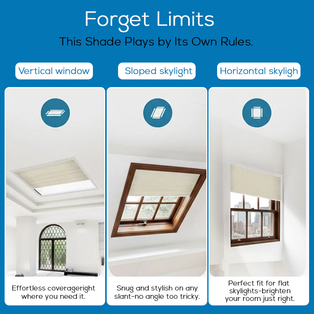 Smart Motorized Skylight Cellular Shades Hex