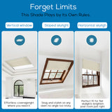 Smart Motorized Skylight Cellular Shades Hex