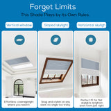 Smart Motorized Day/Night Skylight Cellular Shades Hex