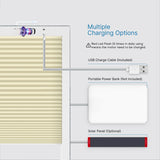 Smart Motorized Skylight Cellular Shades Hex