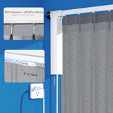 Motorized 93% Blackout Drapery Curtains — Elegant Light and Privacy Control