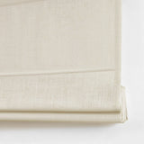 Smart Motorized Linen Roman Shades – 50% / 70% / 100% Blackout Terra