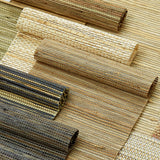 Smart Motorized Woven Wood Shades – 50% Light Filtering