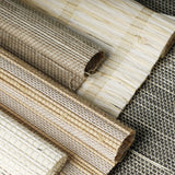 Smart Motorized 50%/70%/100% Blackout Woven Wood Shades - Tessa