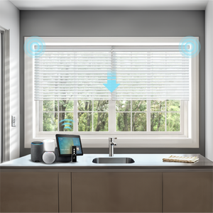 Smart Motorized Shangri-La Sheer Shades 60% Blackout