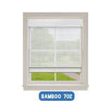 Smart Motorized Woven Wood Shades – 70% Light Filtering Viaura