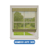 Smart Motorized Woven Wood Shades – 50% Light Filtering Viaura
