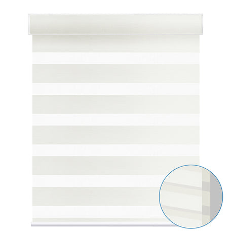 Smart Motorized 100% Blackout Zebra Shades 95mm Slate