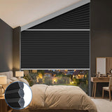 Smart Motorized Blackout Trapezoid Cellular Shades Eoza