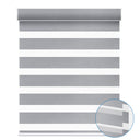 Smart Motorized 100% Blackout Zebra Shades 95mm Slate