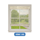 Smart Motorized Woven Wood Shades – 50% Light Filtering Viaura