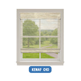 Smart Motorized Woven Wood Shades – 50% Light Filtering Viaura