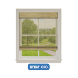 Smart Motorized Woven Wood Shades – 50% Light Filtering Viaura