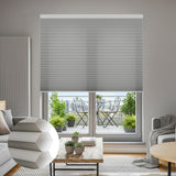 Smart Motorized Light Filtering Cellular Shades Solin