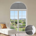 Smart Motorized Light Filtering Arched Cellular Shades Eoza