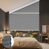 Smart Motorized Blackout Trapezoid Cellular Shades Eoza