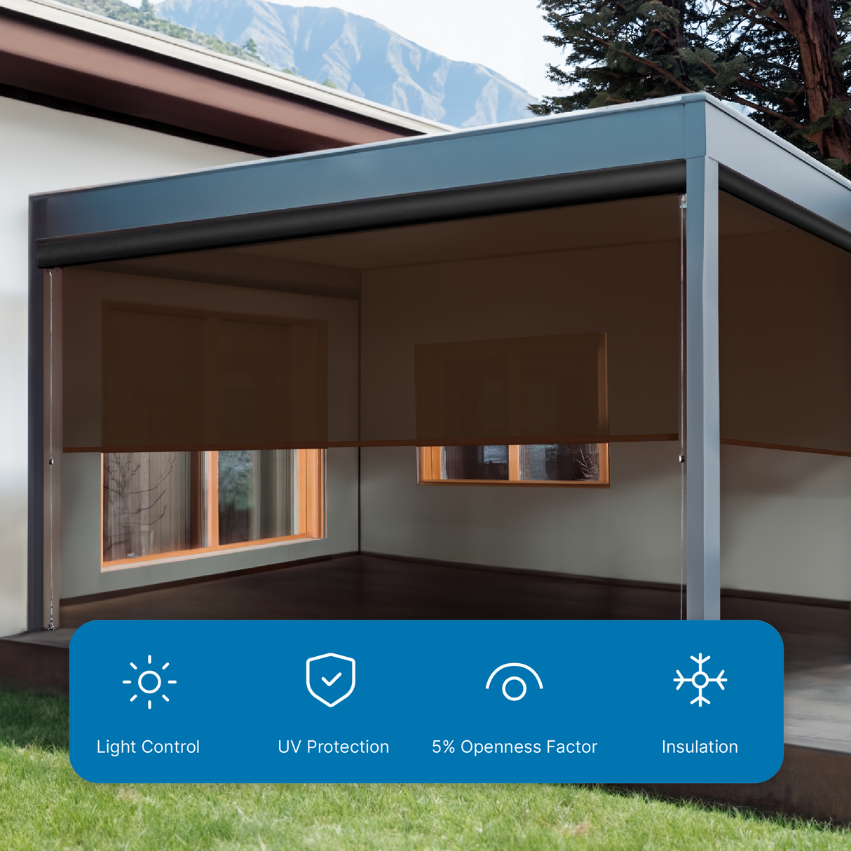 Motorized outdoor shades deals