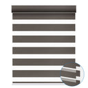 Smart Motorized 100% Blackout Zebra Shades 95mm Slate