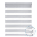 Smart Motorized 100% Blackout Zebra Shades 95mm Slate