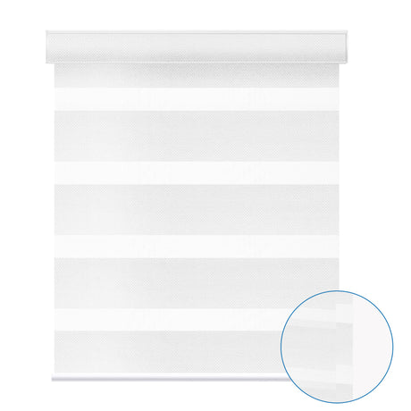 Smart Motorized Zebra Shades 85% Blackout 95mm Dune