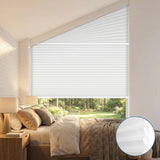 Smart Motorized Light Filtering Trapezoid Cellular Shades Eoza