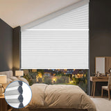 Smart Motorized Blackout Trapezoid Cellular Shades Eoza