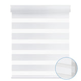 Smart Motorized 100% Blackout Zebra Shades 95mm Slate