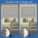 Smart Motorized Light Filtering Cellular Shades Eoza