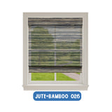Smart Motorized Woven Wood Shades – 50% Light Filtering