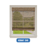 Smart Motorized Woven Wood Shades – 50% Light Filtering