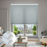 Smart Motorized Light Filtering Cellular Shades Solin