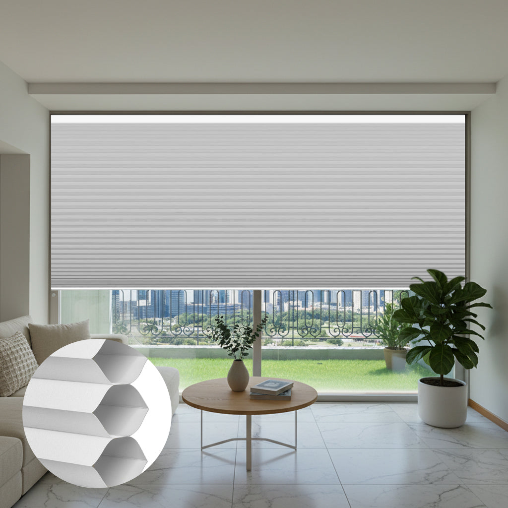 Smart Motorized Blackout Cellular Shades Solin