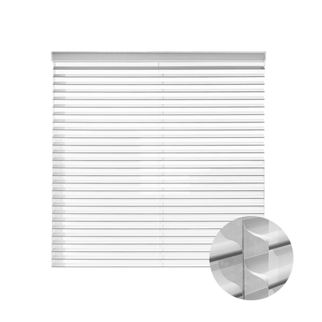 Smart Motorized Shangri-La Sheer Shades 60% Blackout